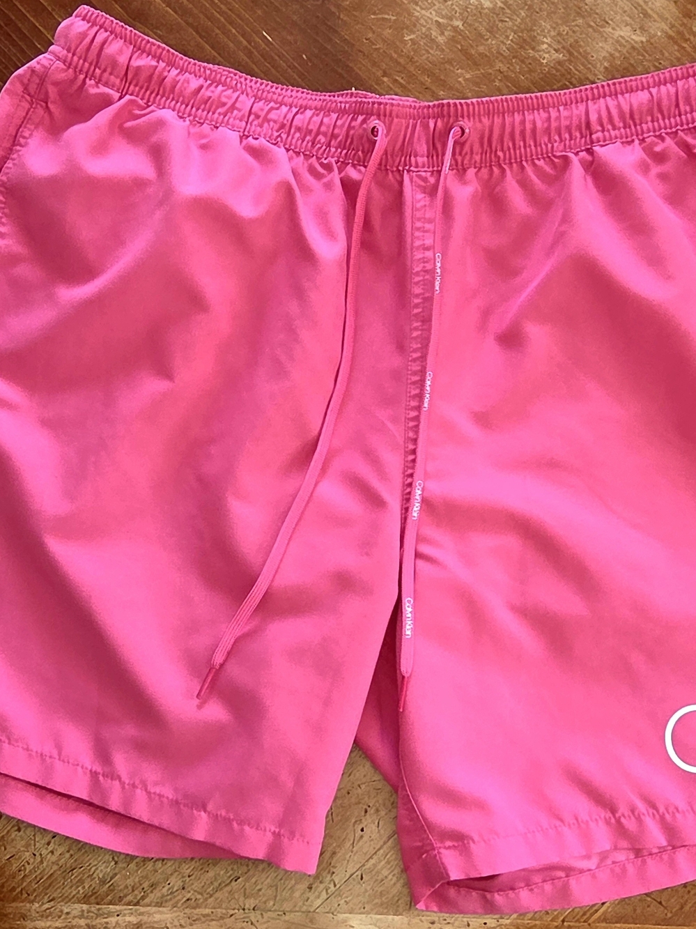 MENS Calvin Klein Hot Pink Athletic Drawstring Shorts